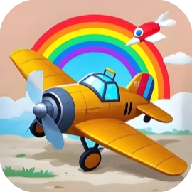 右手画彩虹/飞机帝国-休闲小游戏