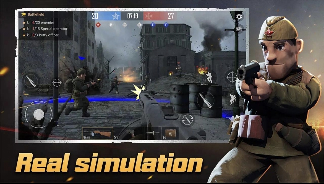 二战：英雄射击