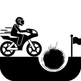 画线摩托车-休闲小游戏