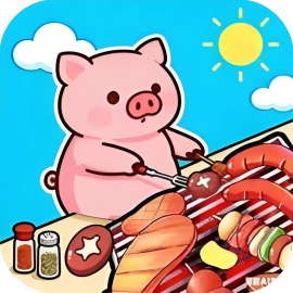 动物烧烤摊-休闲小游戏