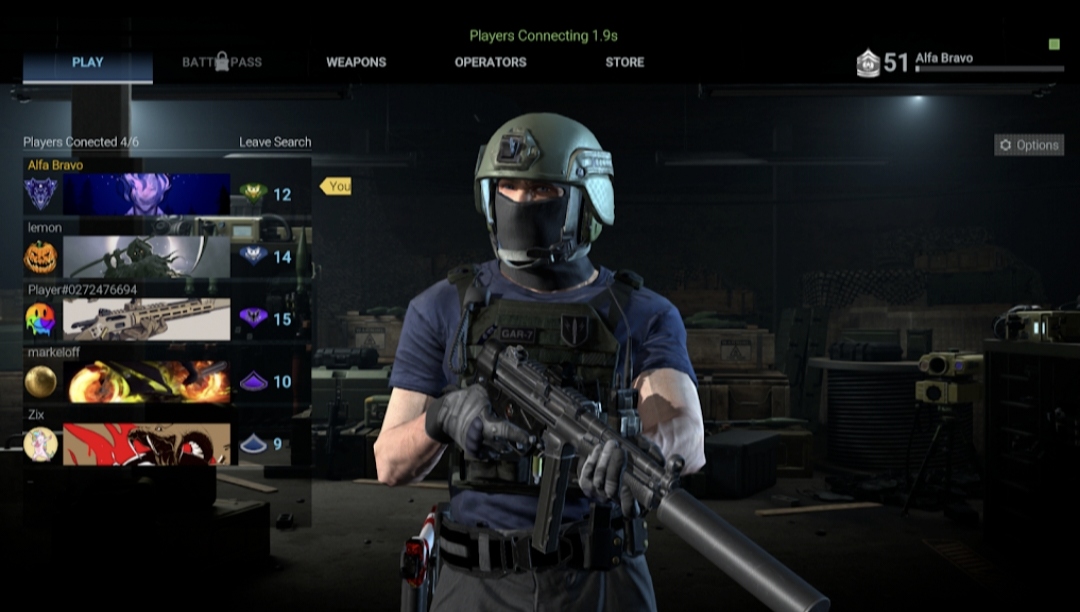 使命召唤16仿制版国际服(辅助菜单)