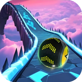 太空滚动的球球-休闲小游戏